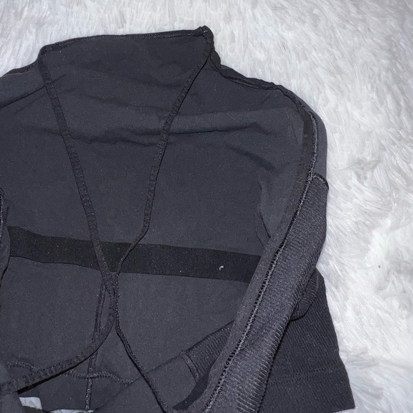 Nike Black Athletic Tank with Built in Bra size Large High Neck Razor Back - Picture 4 of 5